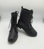 Ghete dama 36 , imitatie piele , negru