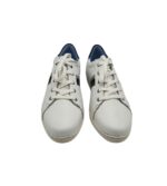 Adidasi dama Salamander 37, piele, alb albastru - imagine 3