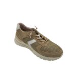 Adidasi dama Salamander 37, material textil, piele intoarsa, maro