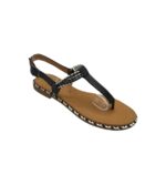 Sandale dama Salamander 37, piele, negru