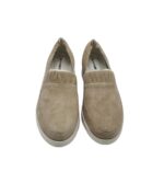 Espadrile dama Salamander 37, piele intoarsa, gri - imagine 2