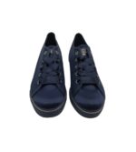 Tenisi dama Salamander 37, material textil, piele, bleumarin - imagine 5