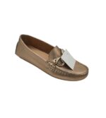 Mocasini dama Salamander 37, imitatie de piele, piele, auriu