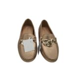 Mocasini dama Salamander 37, imitatie de piele, piele, auriu - imagine 2