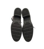 Ghete dama Salamander 37, piele intoarsa, gri - imagine 3