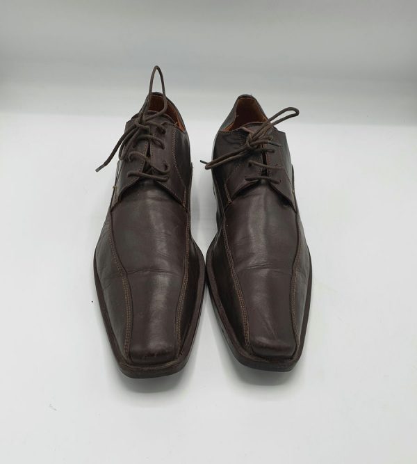 Pantofi barbati 40 , piele , maro - imagine 2