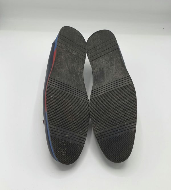 Mocasini barbati RavMen 44 , piele , bleumarin visiniu - imagine 4