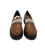 Mocasini dama Franco Banetti 36, imitatie de piele, maro - imagine 3