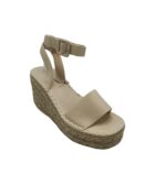 Sandale dama Franco Banetti 40, imitatie de piele, crem