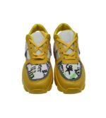 Adidasi dama AH marimea 37, galbeni, textil si imitatie piele - imagine 4