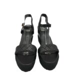 Sandale dama Franco Banetti 40,imitatie de piele, negru - imagine 3