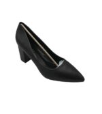 Pantofi dama Lulu 40, imitatie de piele, negru