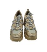 Adidasi dama AH marimea 39, bej cu gri, textil si imitatie piele - imagine 2