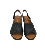 Sandale dama Mammamia 36, piele, negru - imagine 2