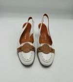 Sandale dama K Shoes 35.5 , piele , alb maro - imagine 2
