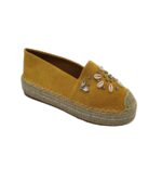 Espadrile dama A&H 39, material textil, galben