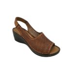 Sandale dama Maya 36, piele, maro