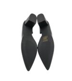 Pantofi dama Lulu 36, imitatie de piele, negru - imagine 4