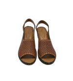 Sandale dama Maya 36, piele, maro - imagine 3