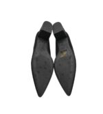 Pantofi dama  Lulu 37, material textil, negru - imagine 3
