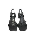 Sandale dama Franco Banetti  38, imitatie de piele, negru - imagine 3