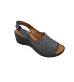 Sandale dama Mammamia 36, piele, albastru