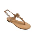 Sandale dama Marquiiz 39, material textil, bej