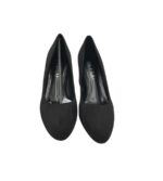 Pantofi dama Lulu 36, material textil, negru - imagine 3