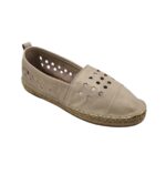 Espadrile dama Tergan 42, piele, bej