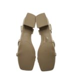 Sandale dama Franco Banetti 36, imitatie de piele, crem - imagine 2