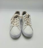 Adidasi dama imitatie piele, Bench marimea 38, albi cu maro - imagine 2