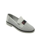 Espadrile dama Maya By Alp 39, piele, alb