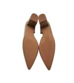 Pantofi dama Lulu 37, material textil, bej - imagine 4