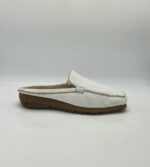 Saboti dama M&S 37.5 , piele ,alb