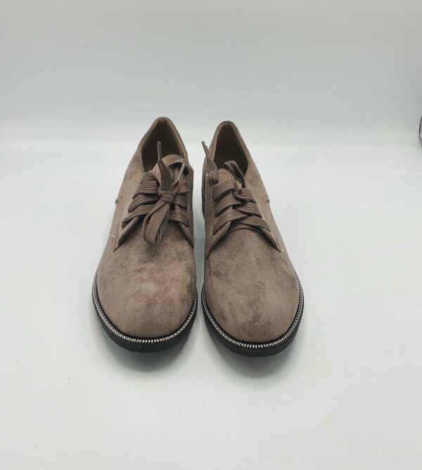 Pantofi dama Franco Banetti 38 , material textil , maro - imagine 5