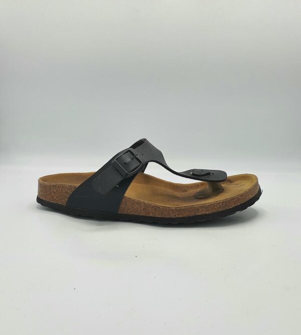Saboti barbati Biolife 41 , imitatie de piele , negru - imagine 1