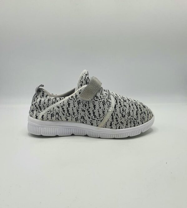 Adidasi dama 37 , material textil , alb negru - imagine 1