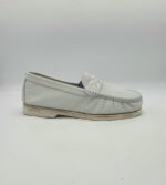 Mocasini  barbati Picnic 43 , piele ,alb