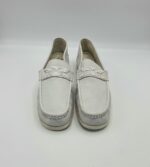 Mocasini  barbati Picnic 43 , piele ,alb - imagine 3