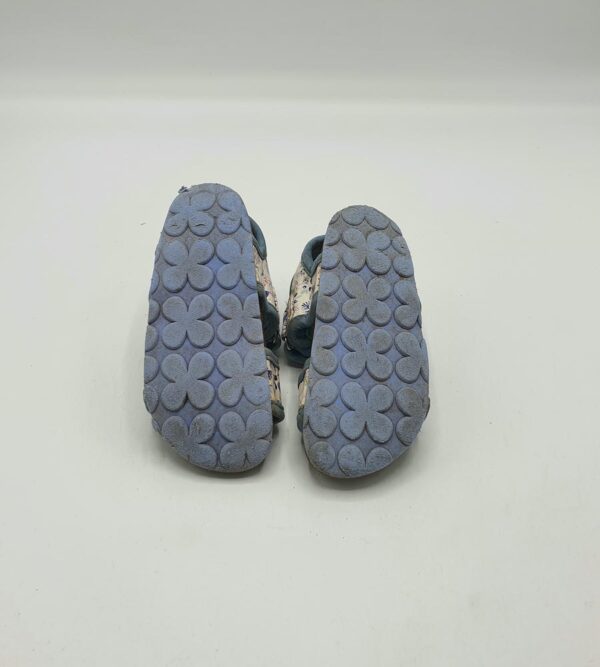 Sandale copii M&S 23 , imitatie de piele, alb multicolor - imagine 5