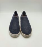 Espadrile barbati 43, material texttil, bleumarin - imagine 3