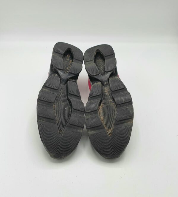 Adidasi dama 37, material textil, roz negru - imagine 5