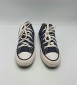 Tenisi dama Converse 36.5 material textil , albastru - imagine 3