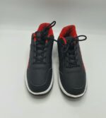 Adidasi barbati Fashion 40 imitatie de piele ,negru - imagine 3
