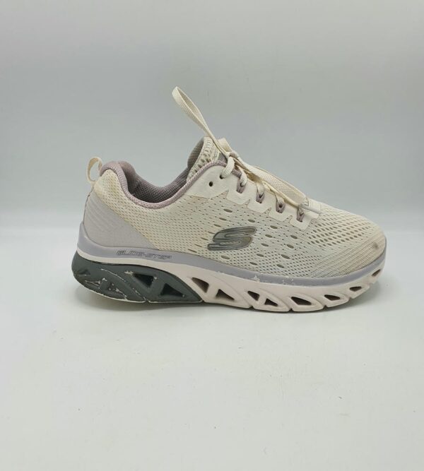 Adidasi dama Skechers 40 , material textil , alb - imagine 1