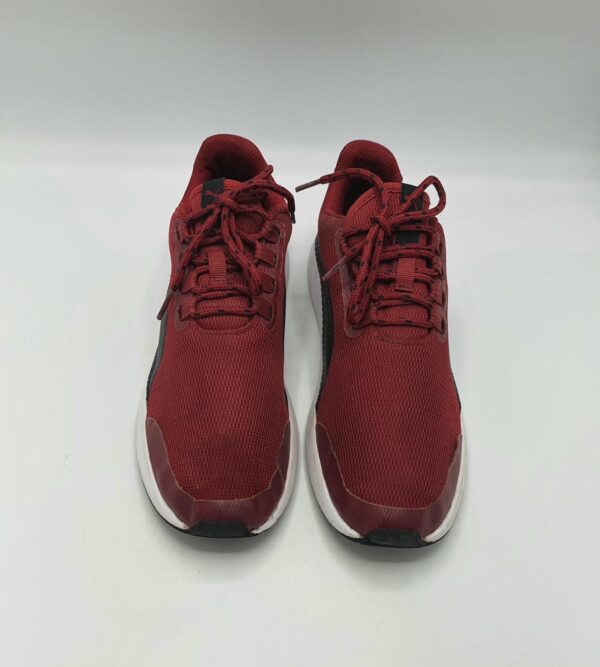 Adidasi dama Puma 39 , material textil , rosu negru - imagine 3