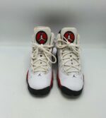 Adidasi dama Jordan 38.5 , piele , alb rosu - imagine 3