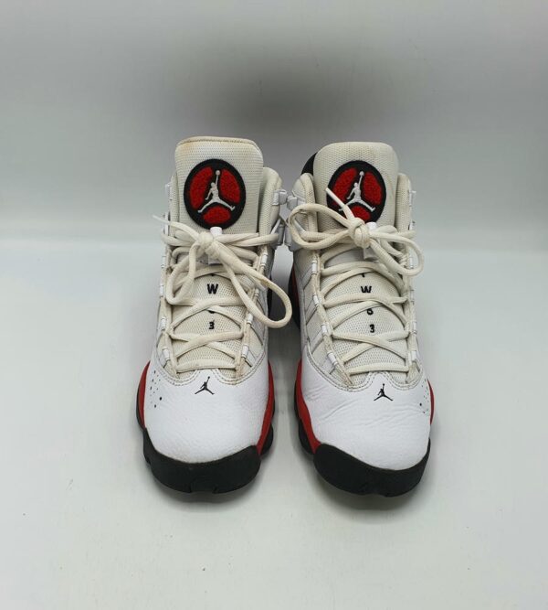 Adidasi dama Jordan 38.5 , piele , alb rosu - imagine 3