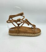 Sandale dama Pull&Bear 37 , material textil, maro