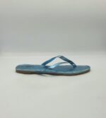 Slapi dama 40 , imitatie de piele , albastru